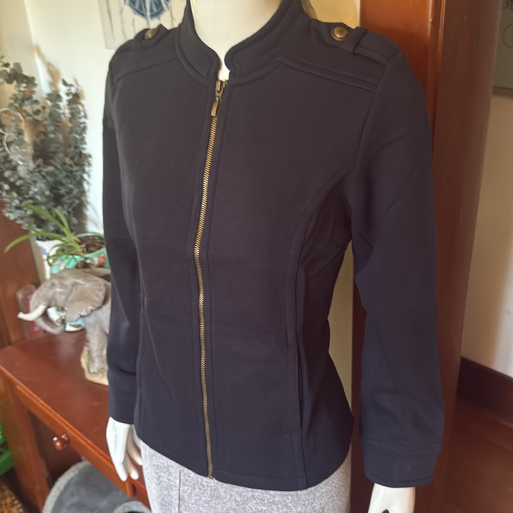 NWT northern reflections size small Women's navy Military Style Jacket